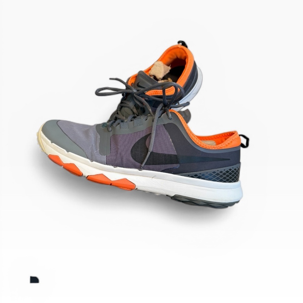Nike Dual-Tone Gray and Vibrant Orange Golf ⛳️ Shoes - Picture 10 of 15